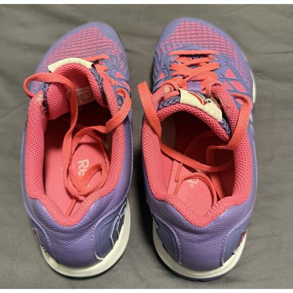 Reebok CF74 CrossFit Girls Purple Pink WorkOut Shoes Ladies Size 4 Excellent - Picture 4 of 7